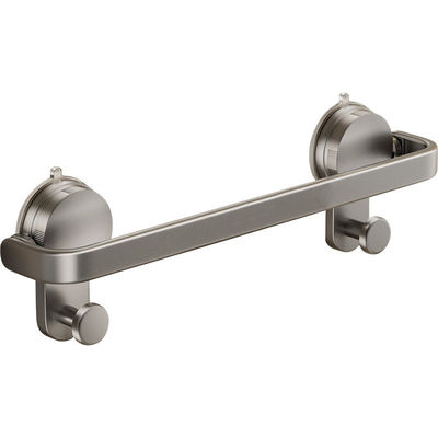 吸盘毛巾杆卫生间墙上收纳厨房挂抹布挂墙置物架洗脸毛巾架子承重