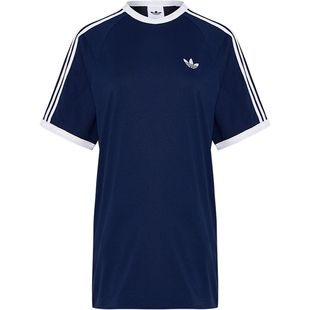 adidas阿迪达斯三叶草春季男子运动休闲圆领短袖T恤HZ9634