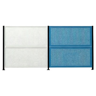 车间仓库隔离网冲孔板护栏加厚铁丝网防护围栏网工厂设备安全隔断