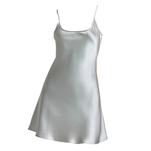 GP夏季新款真丝睡衣女100%桑蚕丝性感吊带睡裙修身丝滑舒适家居服