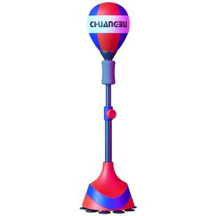 创步拳击训练器速度球家用成人儿童立式沙袋室内回弹球躲闪反应靶