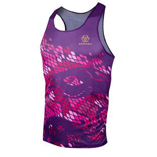 Sanken新款男士专业马拉松背心速干运动透气蛇年竞速训练跑步上衣