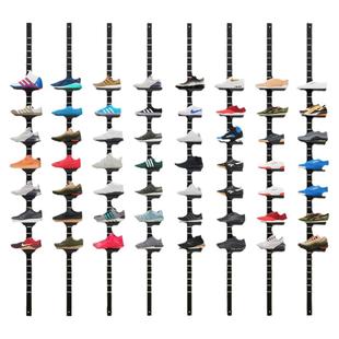 鞋店鞋架展示架商用鞋架子店铺上墙立柱鞋托服装店童鞋运动鞋货架