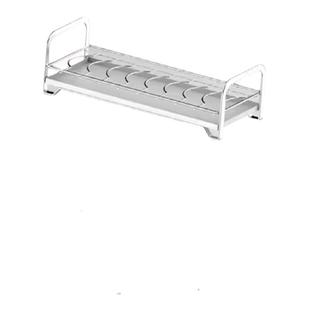 碗架抽屉内置厨房收纳分隔置物架橱柜沥水架碗筷盘子不锈钢碗碟架