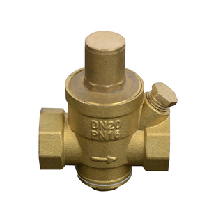 自来水家用减压阀稳压阀热水器净水器恒压阀黄铜加厚4分6分可调式