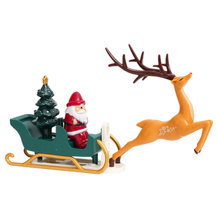 圣诞树装饰旋转树顶星圣诞节氛围感创意带音乐发光场景装扮彩盒装