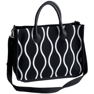 自制原创拉链有型休闲通勤加厚帆布包文艺学生手提电脑单肩斜挎包