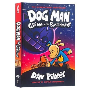 神探狗狗9 英文原版 Dog Man 9 神探狗狗的冒险 内裤超人作者Dav Pilkey 全彩漫画幽默图画故事书 桥梁书 进口英语书籍 英文版