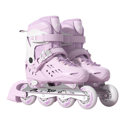 特步成人2023儿童专业轮滑鞋