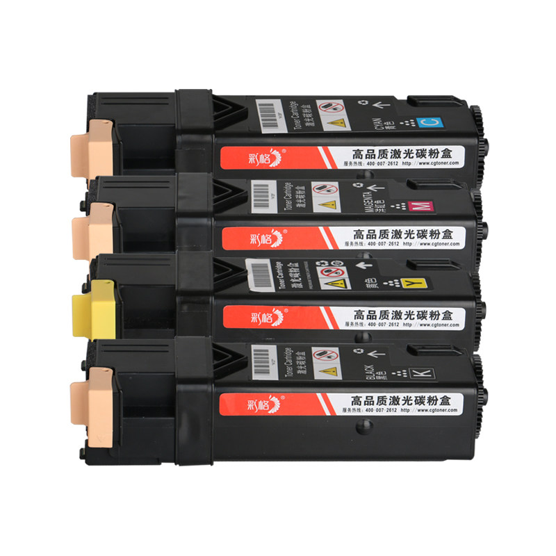 彩格 适用爱普生C2900粉盒 EPSON C2900 CX29 彩色墨粉筒 黑色墨盒 激光打印机墨粉仓 碳粉盒