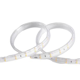 佛山照明LED灯带220V贴片客厅亮柜台吊顶暗槽2835暖白软光带防水