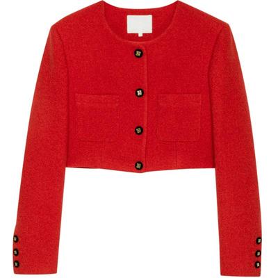 【节日限定】REVAN芮范2023春季新品复古截短小香外套RN10105270