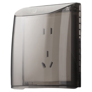 罗格朗防水盒IP24开关插座86型罩卫生间防溅盒浴室透明电源保护罩