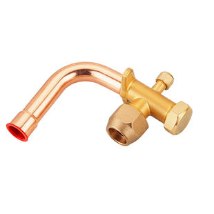 适用于格力美的加厚空调外机三通阀高压低压截止阀门角阀制冷配件