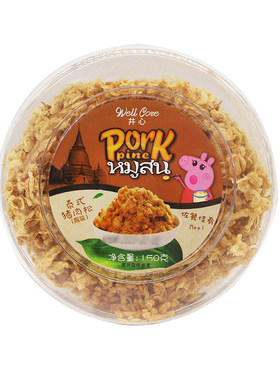 井心多口味泰式猪肉松150g罐装