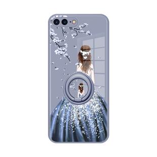适用苹果7手机壳iphone8plus保护套新款7plus女款液态硅胶全包防摔高端支架磁吸指环8p网红7p时尚ip散热se2