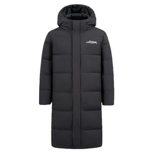 雪中飞2025秋冬新款羽绒服连帽情侣男女长款休闲纯色保暖外套中性