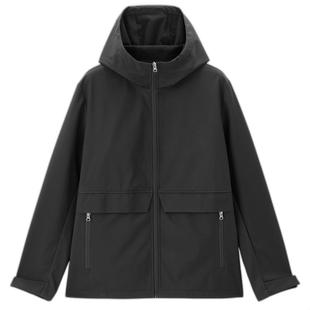 佐丹奴夹克男新款都市风软壳衣户外防风登山服连帽外套男01074703