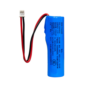 智能垃圾桶电池3.7v18650电动感应家居充电锂电池带线定制3000mAh