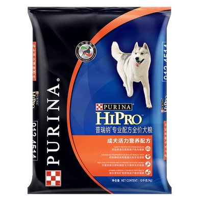 冠能普瑞纳狗粮幼犬成犬粮15kg