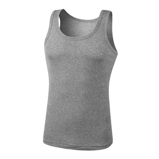 工字背心男款100%新疆纯棉无袖T恤运动健身全棉打底汗衫大码夏季