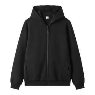 王安宇商场同款森马连帽外套男2025秋季新款情侣针织夹克宽松卫衣