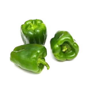 老一特卖 新鲜青圆椒甜椒蔬菜园椒绿彩椒灯笼椒 500g