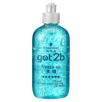 施华蔻got2冰峰啫喱男士头发定型发型神器250ml
