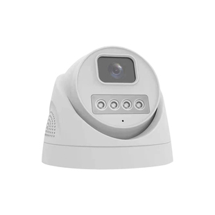 天视通方案POE网络半球摄像头400万室内高清夜视频音频安佳监控器