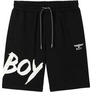 BOYLONDON潮牌男女同款夏季时尚五分裤涂鸦运动短裤N13901