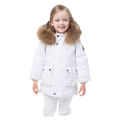 【朗姿集团】ETTOI爱多娃儿童毛领加厚羽绒男童女童白鹅绒羽绒服