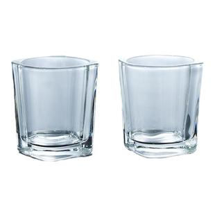 白酒杯家用玻璃小四方杯加厚喝酒杯酒吧一口杯一两小酒杯二两套装