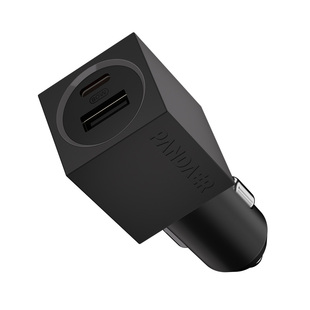 魅族PANDAER车载充电器80W双口typec随车充点烟器USB接口适用苹果华为小米一加快充金属超级快充67W2024新款