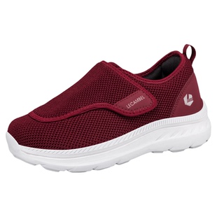 春季老年人脚肿宽松鞋软底不累脚糖尿病足专用鞋大脚骨宽头脚肿鞋