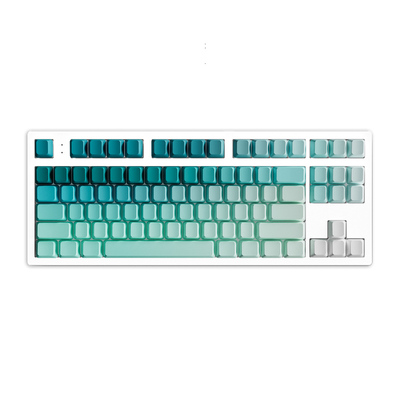 腹灵MK870Pro青提柠檬侧刻键盘