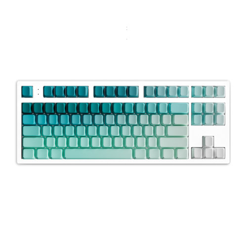 腹灵MK870Pro青提柠檬侧刻无线机械键盘客制化套件87键电竞游戏