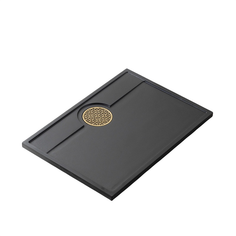 茶盘嵌入式家用乌金石天然石整块石头客厅中式茶几茶台漏水板定做