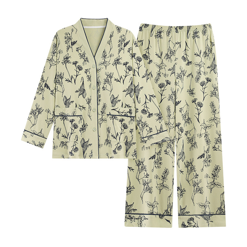 春秋夏冬季女士纯棉长袖和服开衫