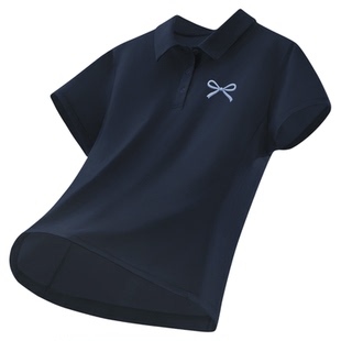 名创优品polo领短袖t恤女2026新款夏季防晒衣服女士薄款冰丝上衣D