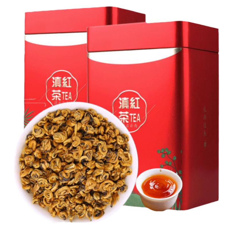 云南凤庆特级蜜香金螺滇红茶500g