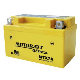 MOTOBATT豪爵铃木弯梁摩托车电瓶12V五羊本田杜卡迪胶体电池