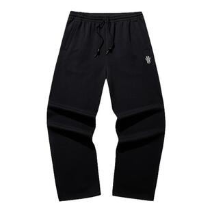 安踏凯里·欧文系列丨加绒针织运动长裤男士直筒卫裤子172611309N