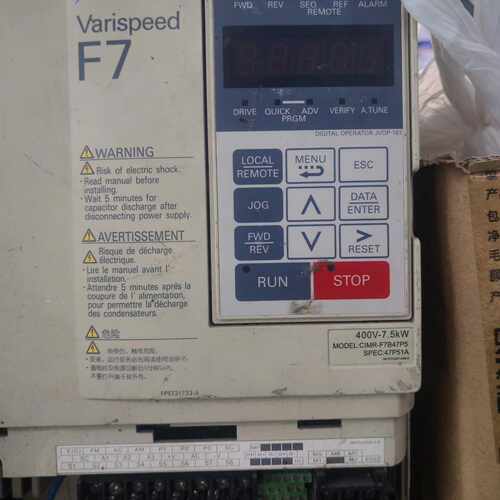 溢价-安川F7变频器 400V 7.5kW，型号CIMR-F7B4