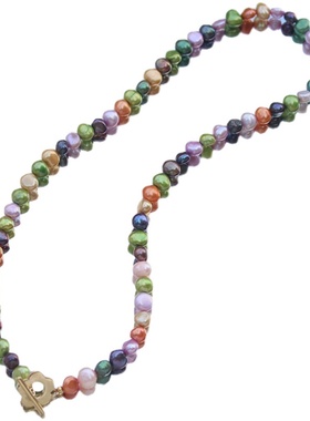 欧美高级感颈链百搭淡水珍珠