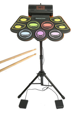 【热销】带专用架子电子鼓架子鼓