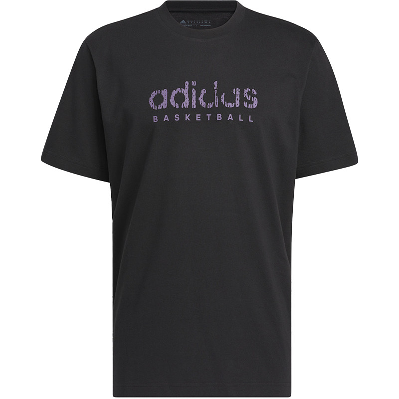 Adidas/阿迪达斯正品当季新款男士篮球印花运动短袖圆领T恤IM8514