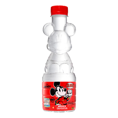 迪士尼卡通主题天然矿泉水350ml*12瓶儿童小瓶米奇米妮饮用水