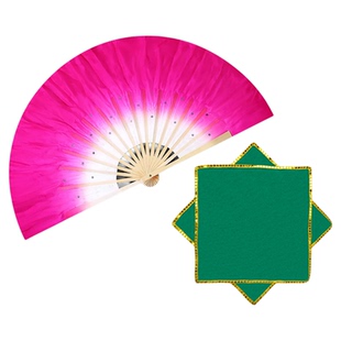 中国舞蹈协会考级十级花鼓舞韵扇子七级俏兰花手绢跳舞专用道具