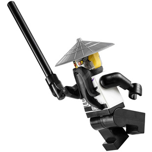 适用于乐高幻影忍者系列中国风三国小侠人仔古代士兵拼装积木玩具