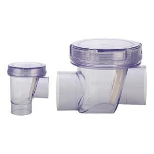 厨房下水道110止回阀防臭防反水倒灌5075PVC下水管排水止逆阀单向